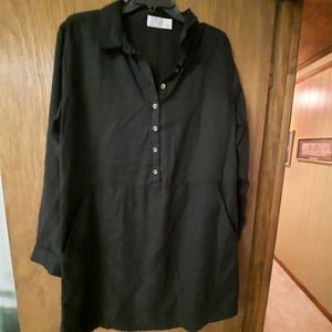Black shirtdress size large